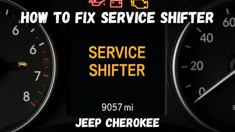 Service Shifter in Jeep Cherokee